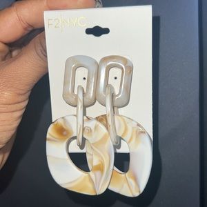 Plastic Drop Earrings